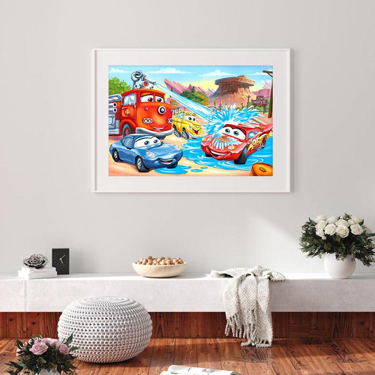 Cars - Full Round Drill Diamond Painting 40*30CM