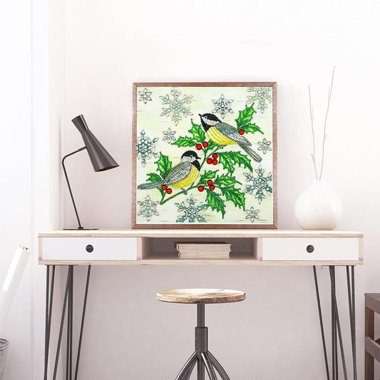 Magpie - Special Shaped Drill Diamond Painting 30*30CM