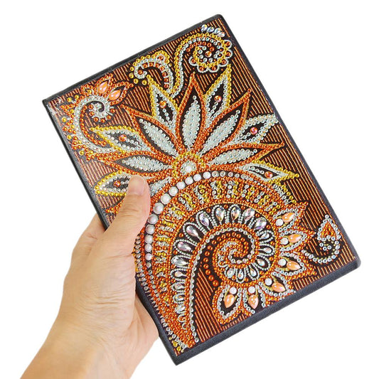 DIY Mandala Special Shaped Diamond Painting 50 Pages A5 Sketchbook Notepad