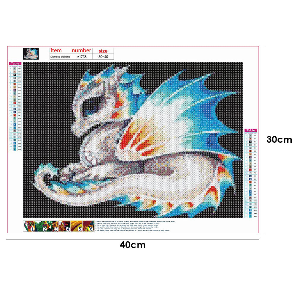 Dragon - Full Round Drill Diamond Painting 30*40CM