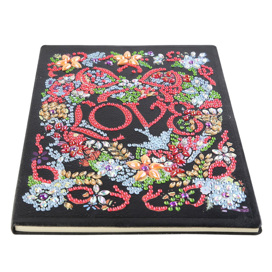 DIY LOVE Special Shaped Diamond Painting 50 Page A5 Sketchbook Drawing Book
