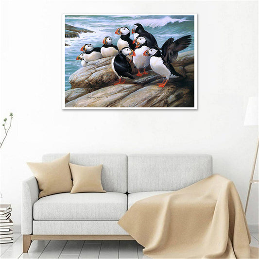 Puffin - Full Round Drill Diamond Painting 40*30CM
