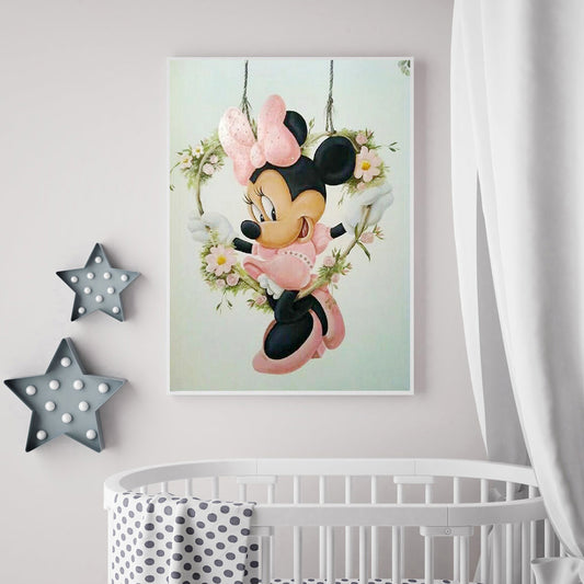 Mickey Mouse - Full Round Drill Diamond Painting 30*40CM
