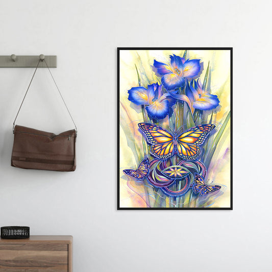 Flower - Full Round Drill Diamond Painting 30*40CM