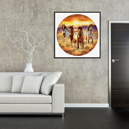 Horse - Full Round Drill Diamond Painting 30*30CM