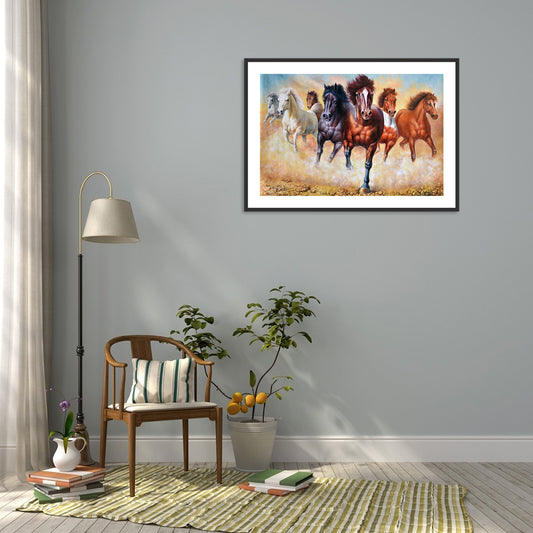 Horse - Full Round Drill Diamond Painting 40*30CM