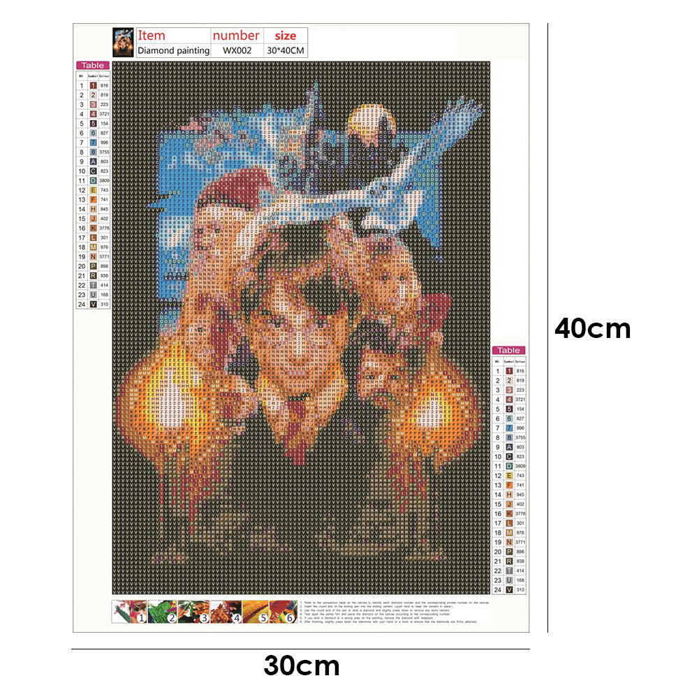 Film - Full Round Drill Diamond Painting 30*40CM