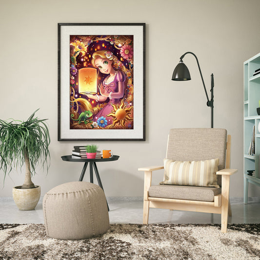 Rapunzel - Full Round Drill Diamond Painting 30*40CM