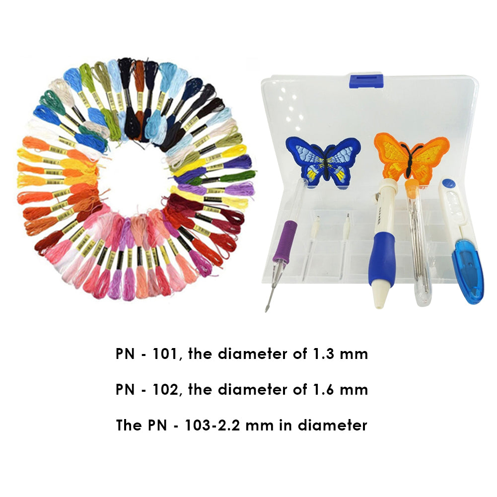 Embroidery Threads Pen Set Cloth Threaders DIY Cross Stitch Sewing Tool Kit