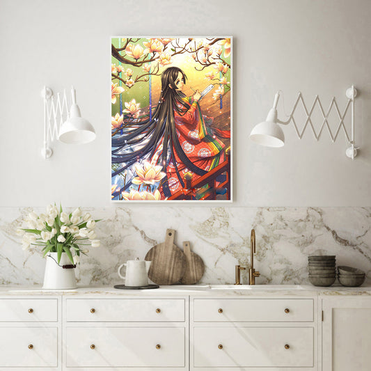 Women - Full Round Drill Diamond Painting 30*40CM