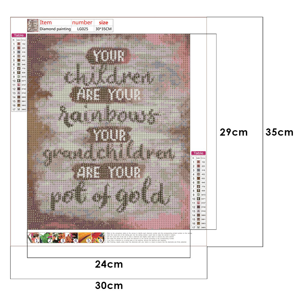 Children - Full Round Drill Diamond Painting 30*35CM