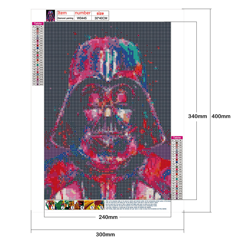 Warrior - Full Round Drill Diamond Painting 40*30CM