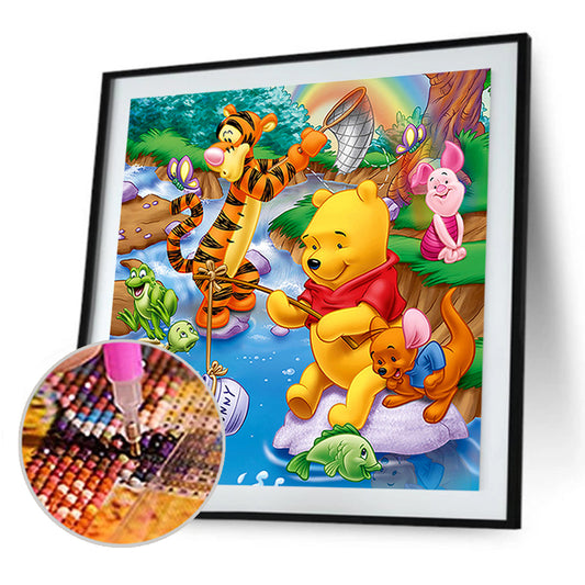 Cartoon Bear - Full Round Drill Diamond Painting 30*30CM