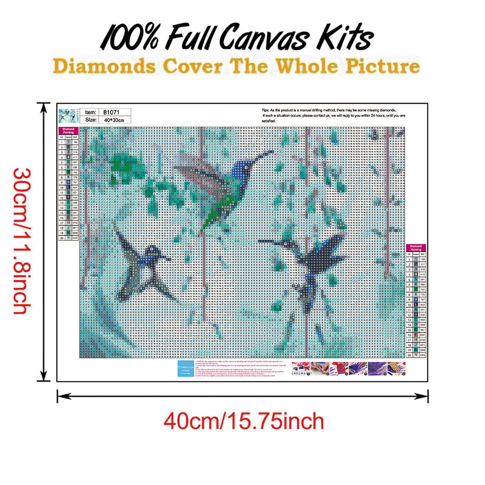 Bird for - Full Round Drill Diamond Painting 40*30CM