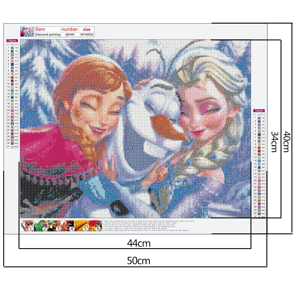 Cartoon - Full Round Drill Diamond Painting 50*40CM