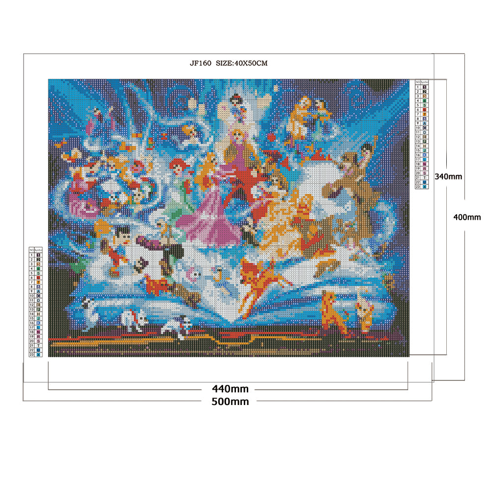 Princess - Full Square Drill Diamond Painting 50*40CM