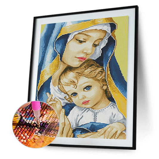 Mother Love - Full Round Drill Diamond Painting 30*40CM