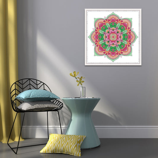 Ethnic Style - 14CT Stamped Cross Stitch 32*32CM