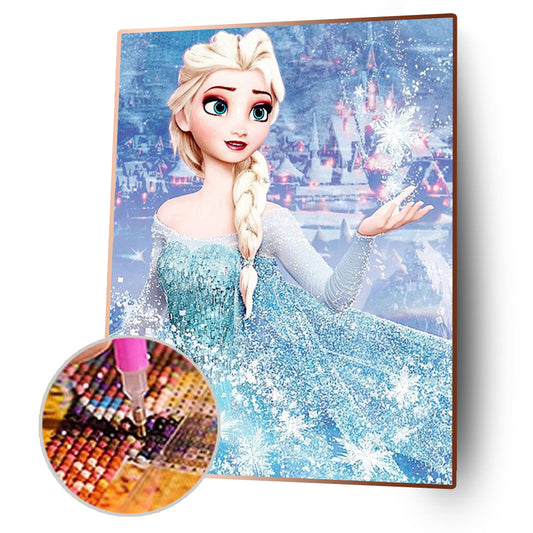 Snow Princess - Full Square Drill Diamond Painting 40*50CM