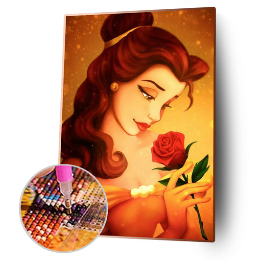 Rose Princess - Full Square Drill Diamond Painting 40*50CM