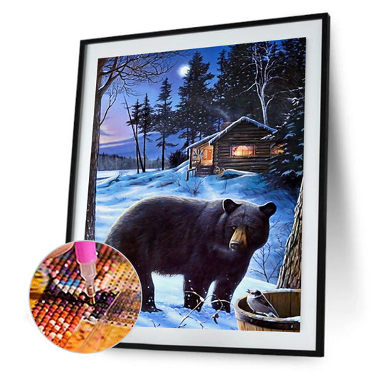 Bear - Full Round Drill Diamond Painting 30*40CM