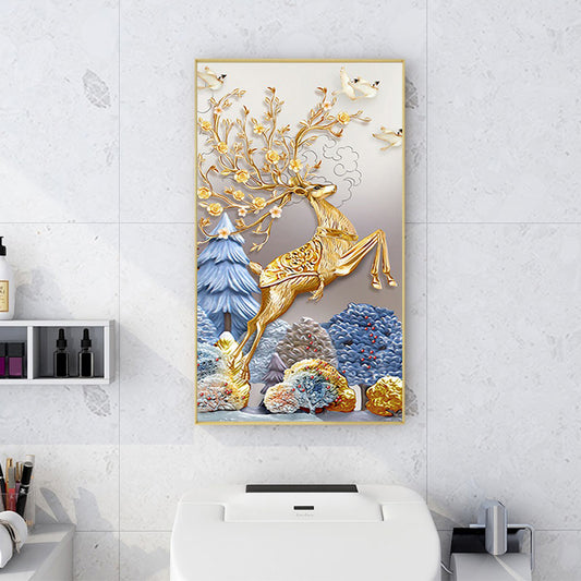 Deer - Full Round Drill Diamond Painting 45*85CM