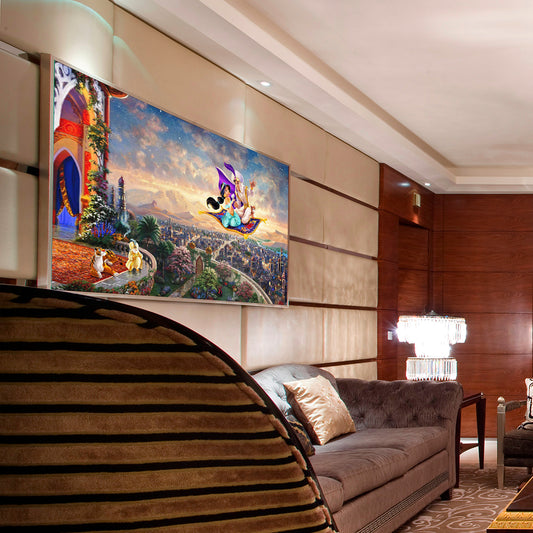 Fairy World - Full Round Drill Diamond Painting 80*40CM