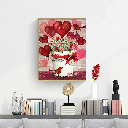 Love - Full Round Drill Diamond Painting 30*40CM