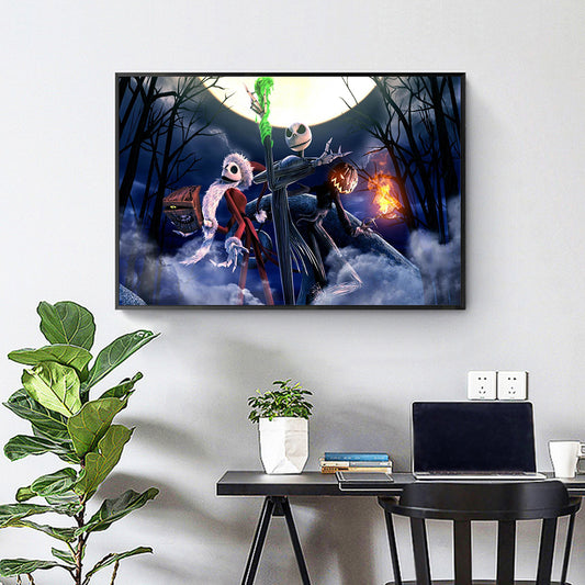 Grimace Skull - Full Round Drill Diamond Painting 40*30CM