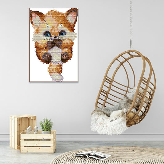 Cute Fox - 14CT Stamped Cross Stitch 20*30CM