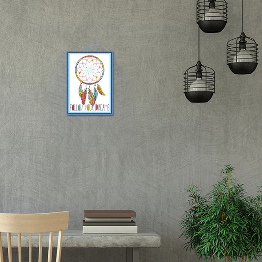 Dreamcatcher - 14CT Stamped Cross Stitch 22*17CM