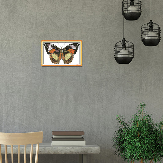 Butterfly - 14CT Stamped Cross Stitch 21*15CM
