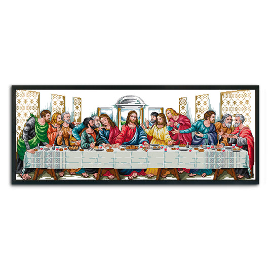 Last Dinner - 14CT Stamped Cross Stitch 77*35CM