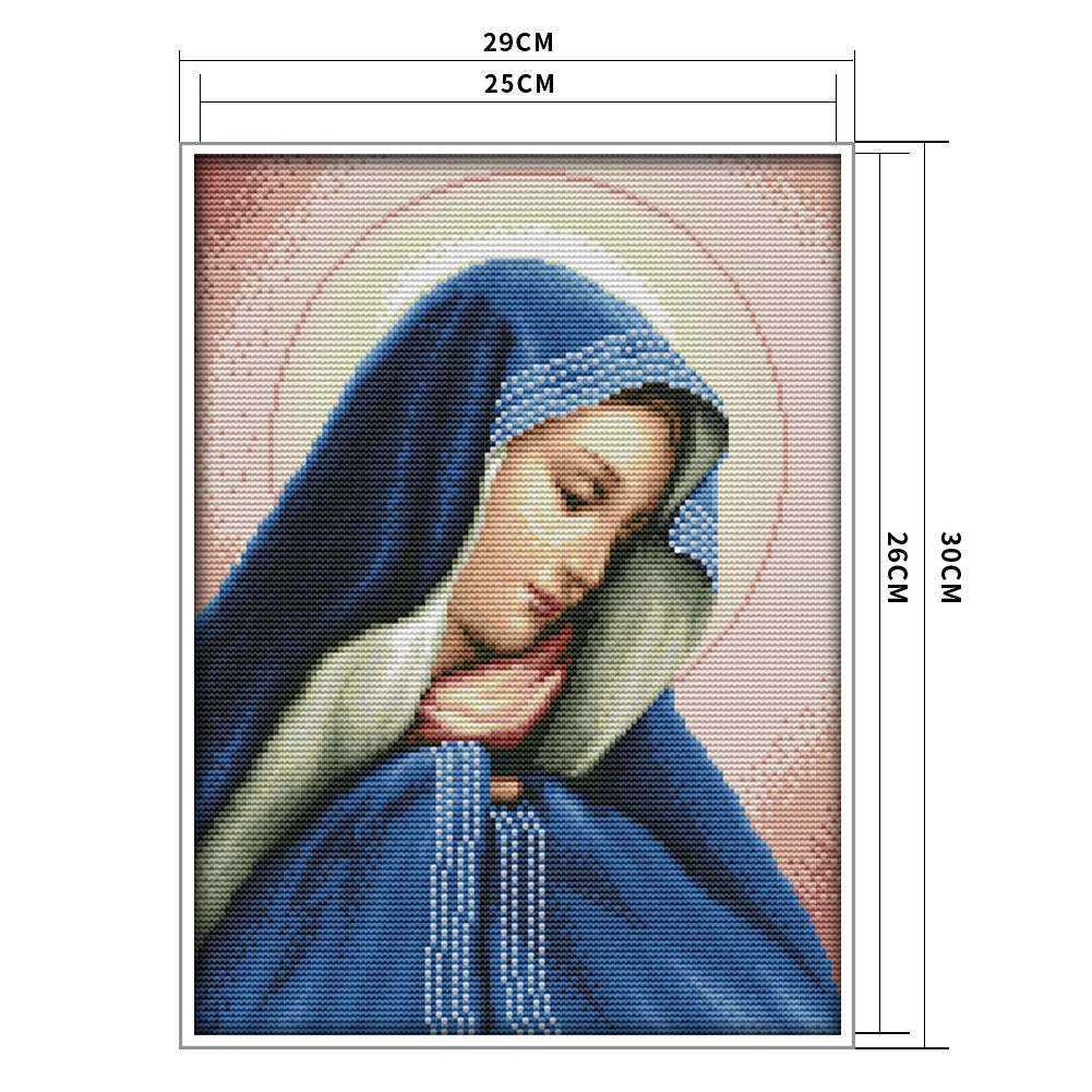 Goddess - 14CT Stamped Cross Stitch 30*29CM