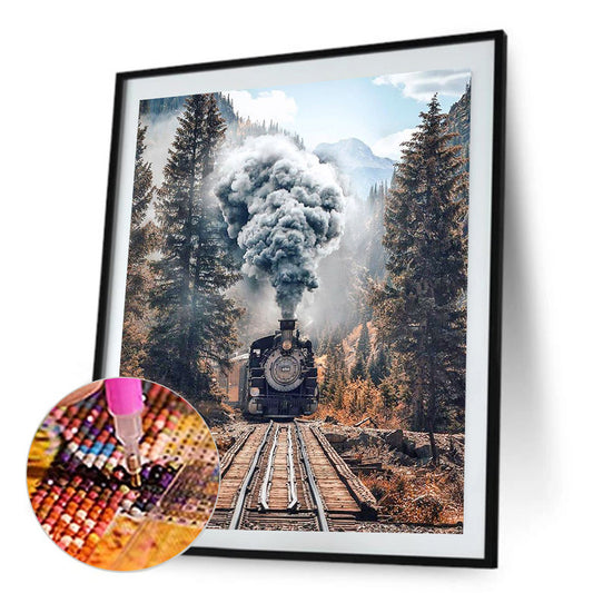 Train - Full Round Drill Diamond Painting 30*40CM