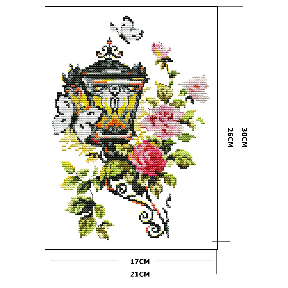 Temptation Light - 14CT Stamped Cross Stitch 30*21CM