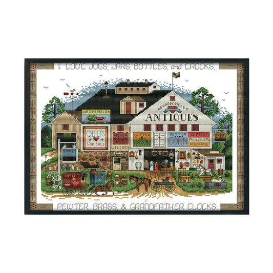 Festival- 14CT Stamped Cross Stitch 41*31CM