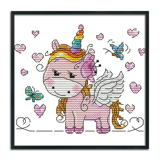 Horse- 14CT Stamped Cross Stitch 16*14CM