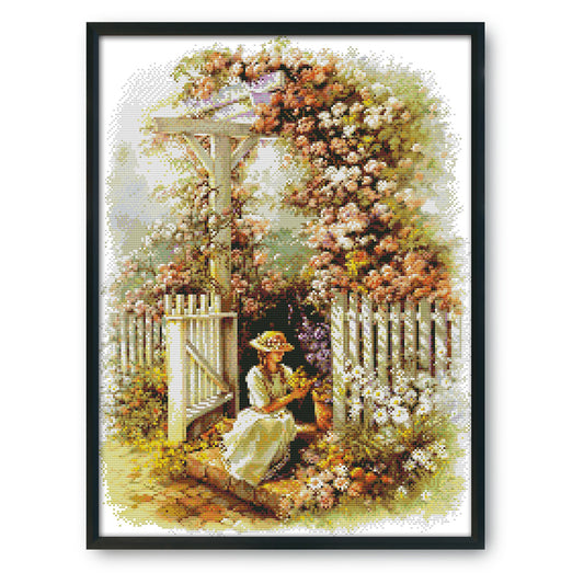 Landscape - 14CT Stamped Cross Stitch 42*53CM