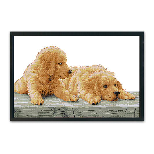 Brother- 14CT Stamped Cross Stitch 44*30CM
