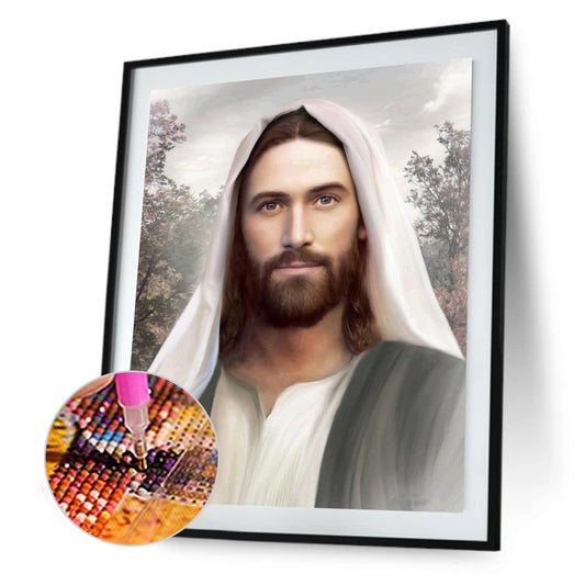 Jesus - Full Round Drill Diamond Painting 30*40CM