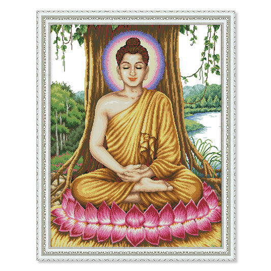 Sakyamuni - 14CT Stamped Cross Stitch 59*75CM