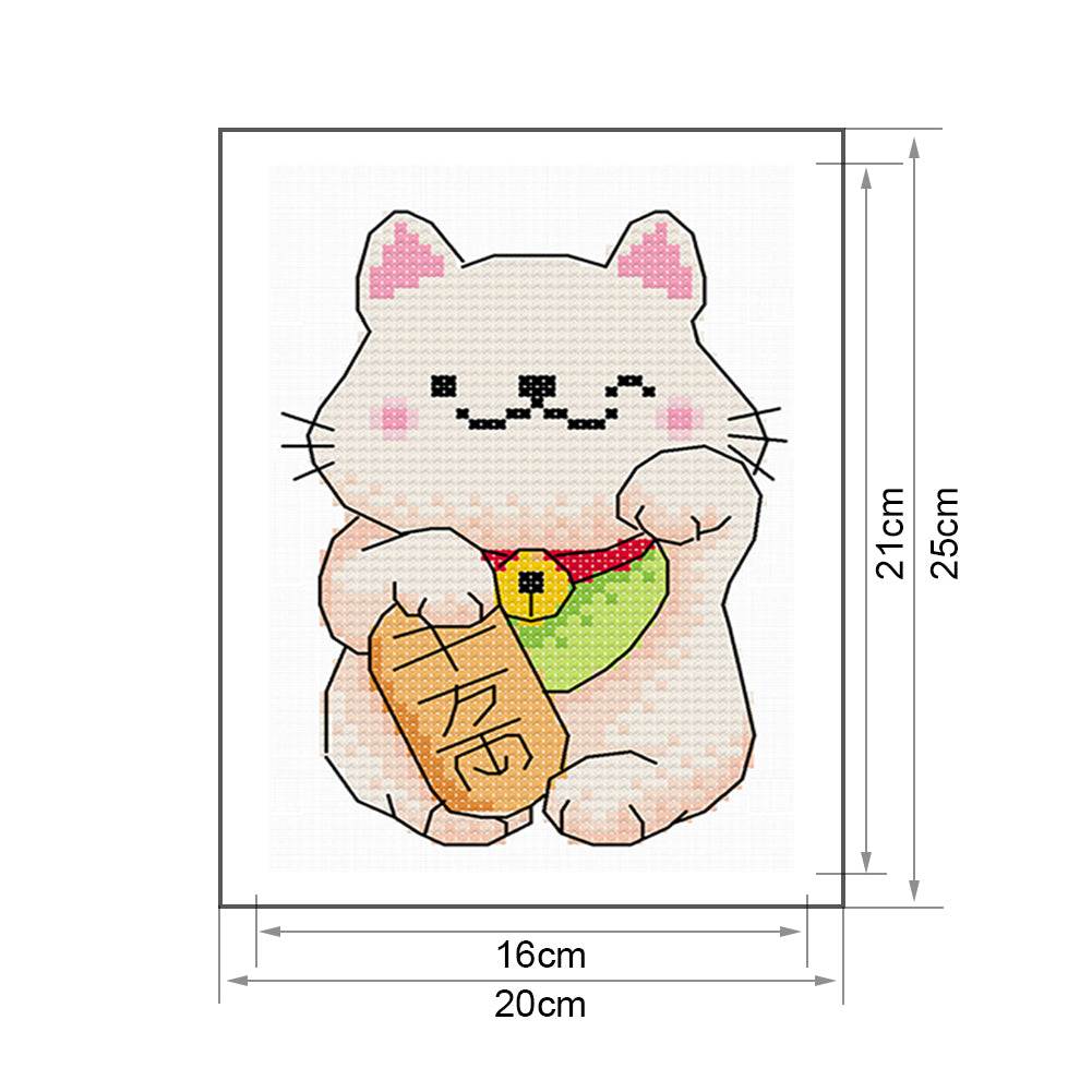 Cartoon- 11CT Stamped Cross Stitch 25*20CM