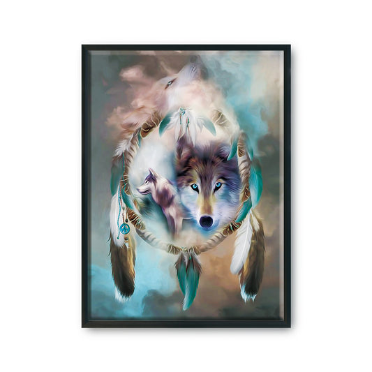 Wolf - 14CT Counted Cross Stitch 40*50CM