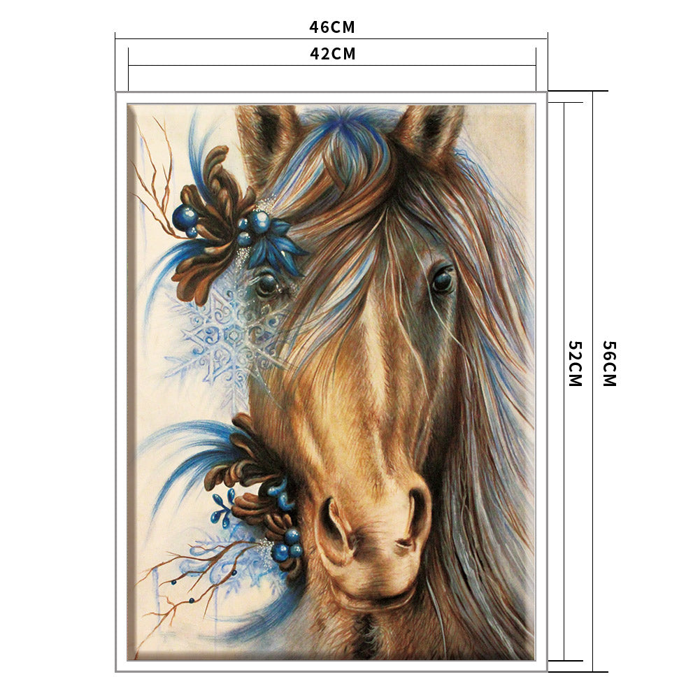 Horse - 14CT Counted Cross Stitch 40*50CM