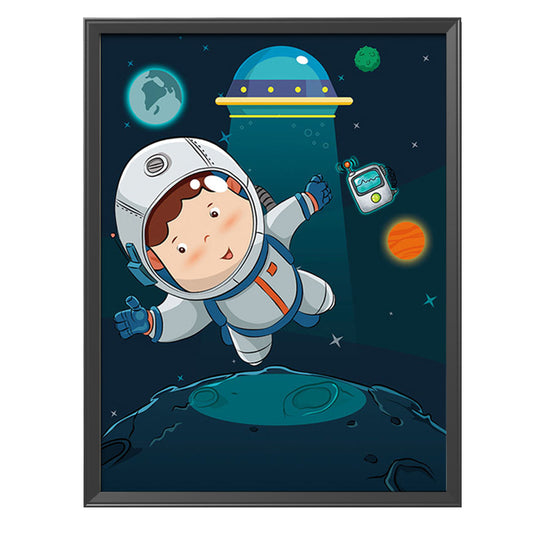 Astronaut - 11CT Stamped Cross Stitch 52*74CM