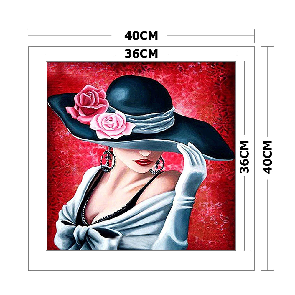 Women - 11CT Stamped Cross Stitch 40*40CM