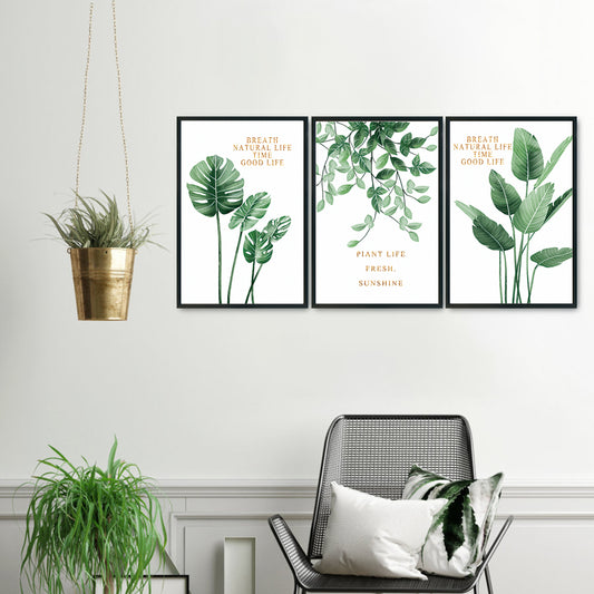 Green Leaves - 11CT Stamped Cross Stitch 99*60CM