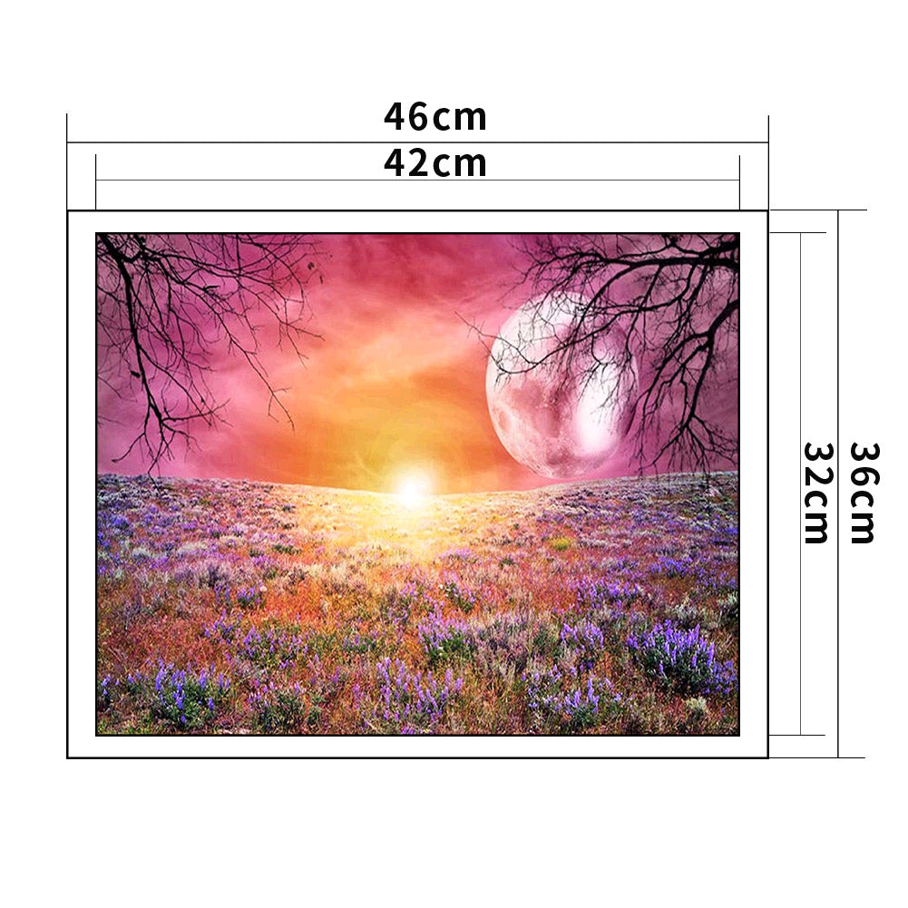 Landscape - 11CT Stamped Cross Stitch 36*46CM