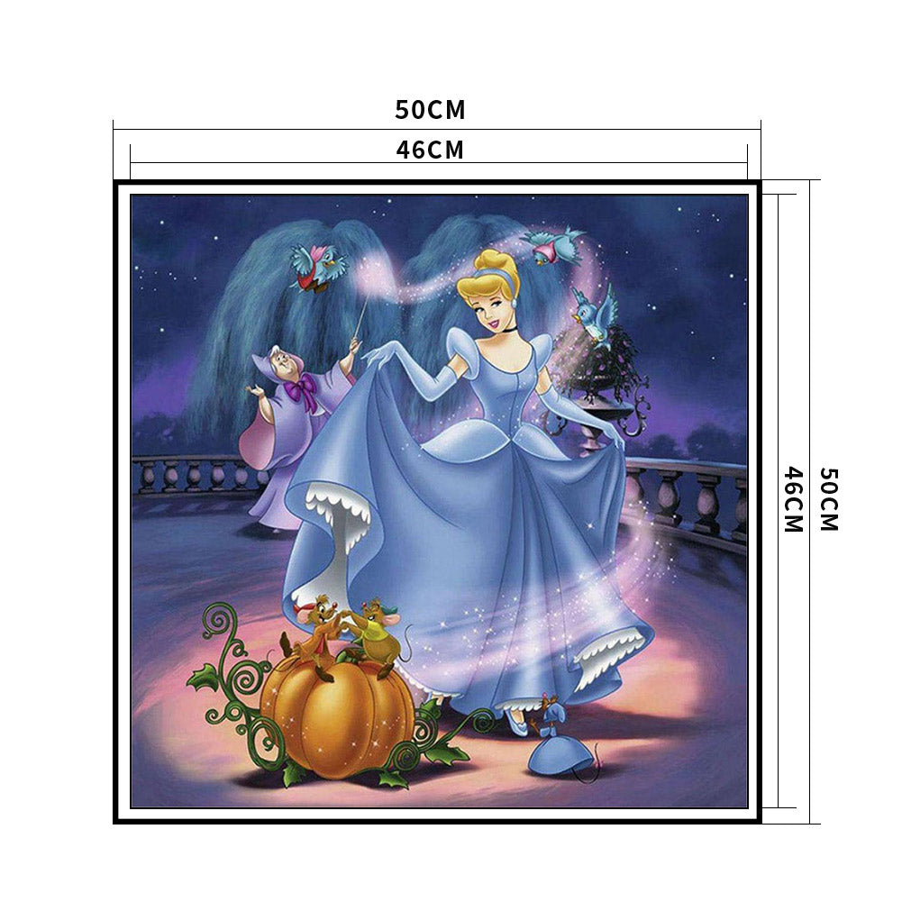 Cartoon- 11CT Stamped Cross Stitch 50*50CM